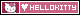 small pink hellokitty badge