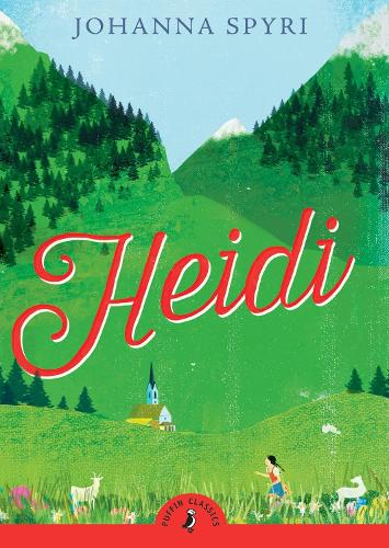 puffin classics book cover for Heidi by Johanna Spyri