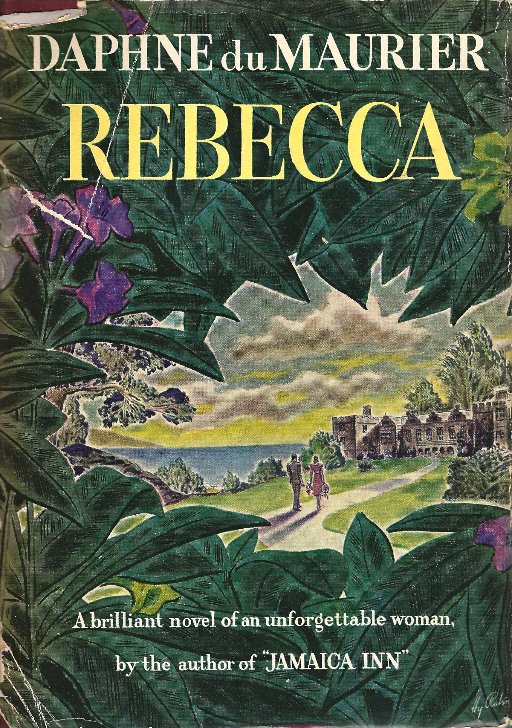 book cover for Rebecca by Daphne du Maurier